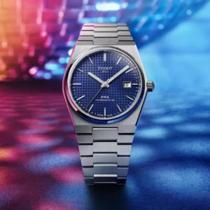 Tissot PRX Powermatic 80 40 mm, bracelet acier, cadran bleu