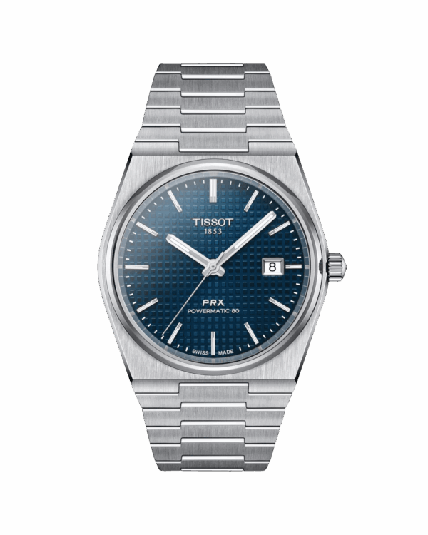 Tissot PRX Powermatic 80 40 mm - Bracelet acier, cadran bleu