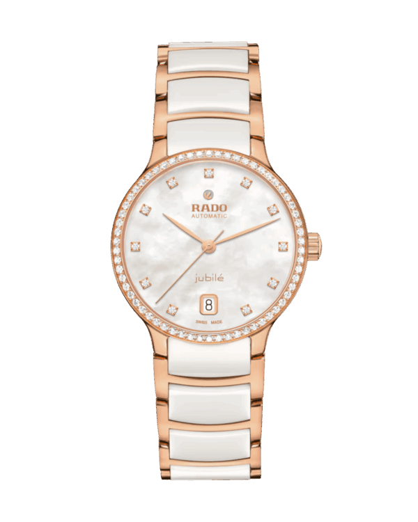 Rado Centrix Automatic Diamonds Lunette Diamants Blanc