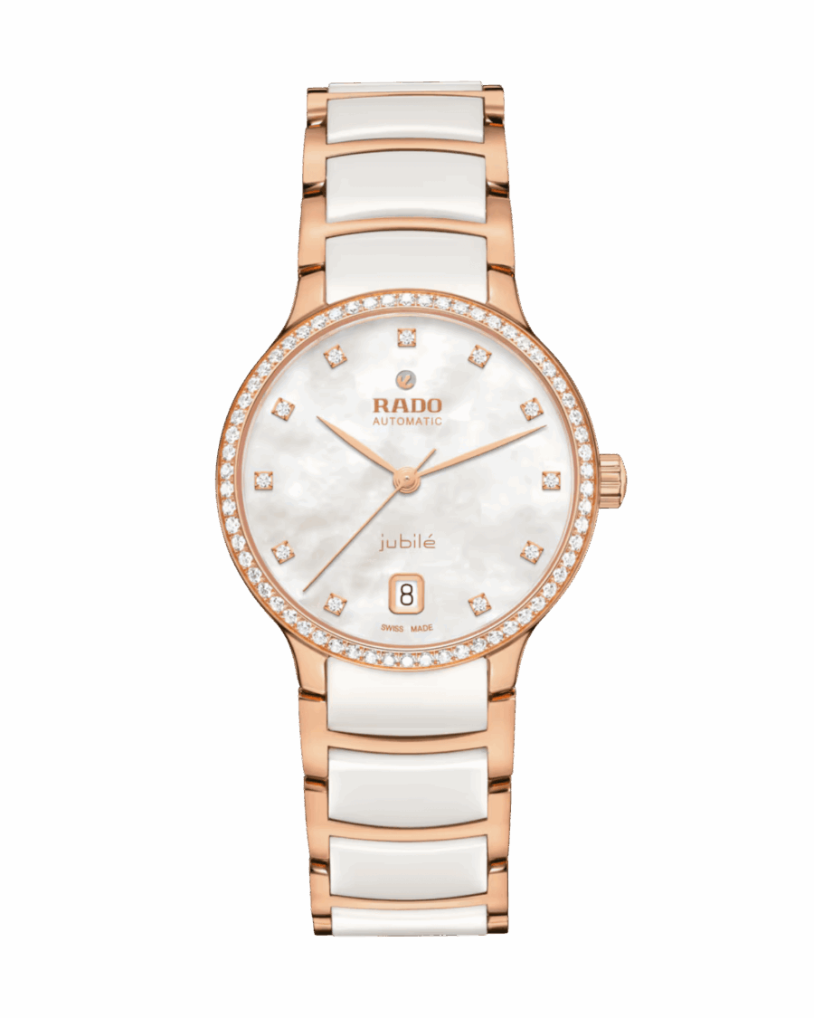 Rado Centrix Automatic Diamonds Lunette Diamants Blanc