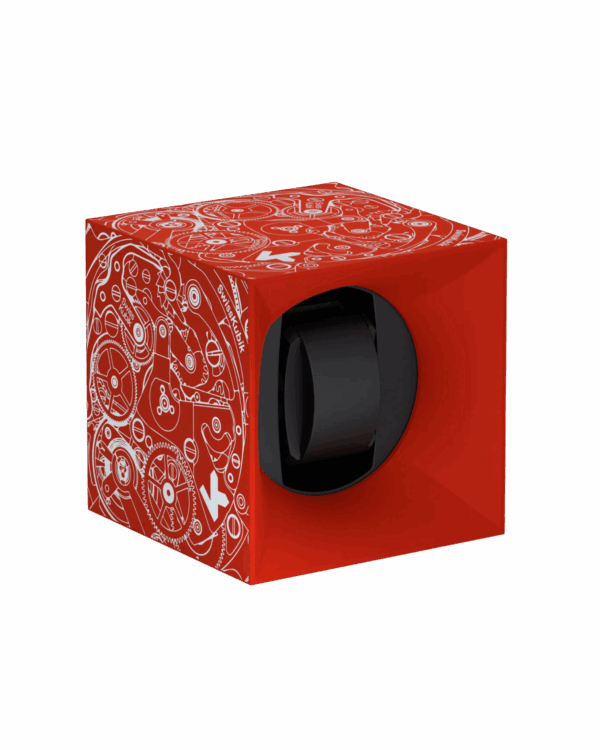 SwissKubik Startbox Soft Touch Rouge – Remontoir 1 Montre