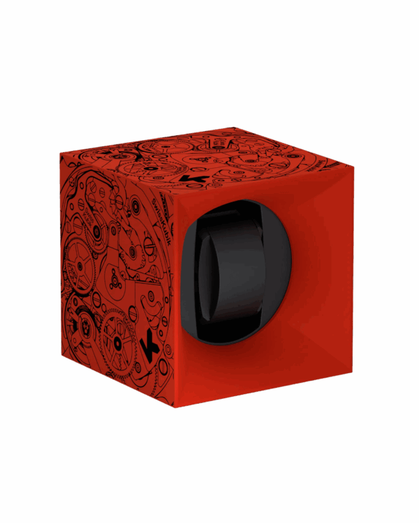 SwissKubik Startbox Soft Touch Rouge – Remontoir 1 Montre
