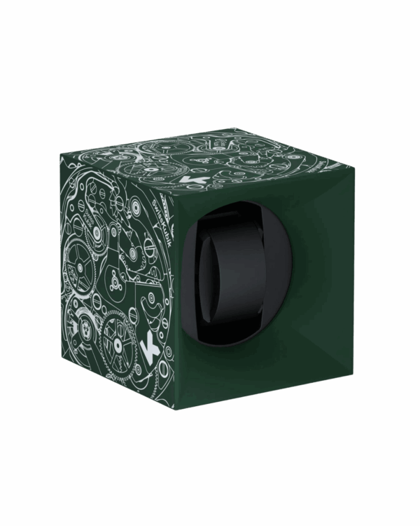 SwissKubik Startbox Soft Touch Vert – Remontoir 1 Montre