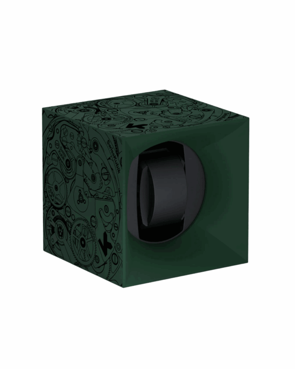SwissKubik Startbox Soft Touch Vert – Remontoir 1 Montre