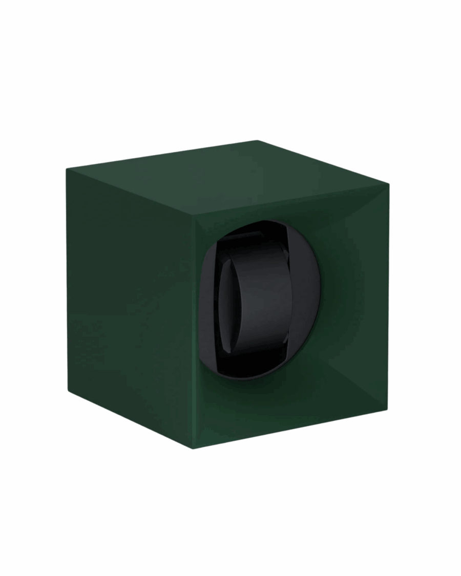 SwissKubik Startbox Soft Touch Vert – Remontoir 1 Montre