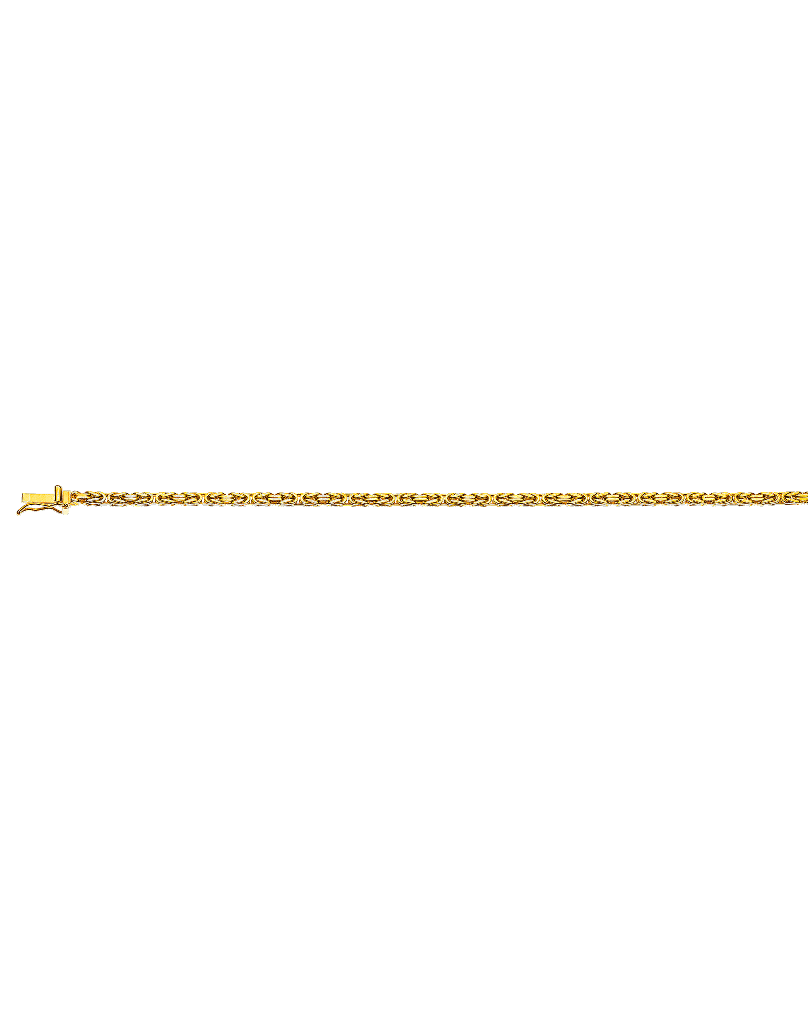 Bracelet chaîne royale or jaune 750 env. 2.5 mm