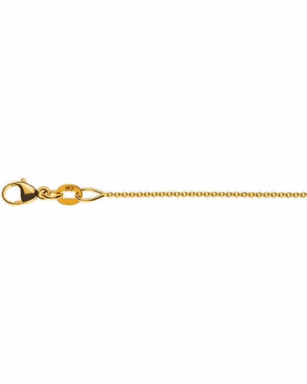 Forçat ronde or jaune 750 env. 0.9mm