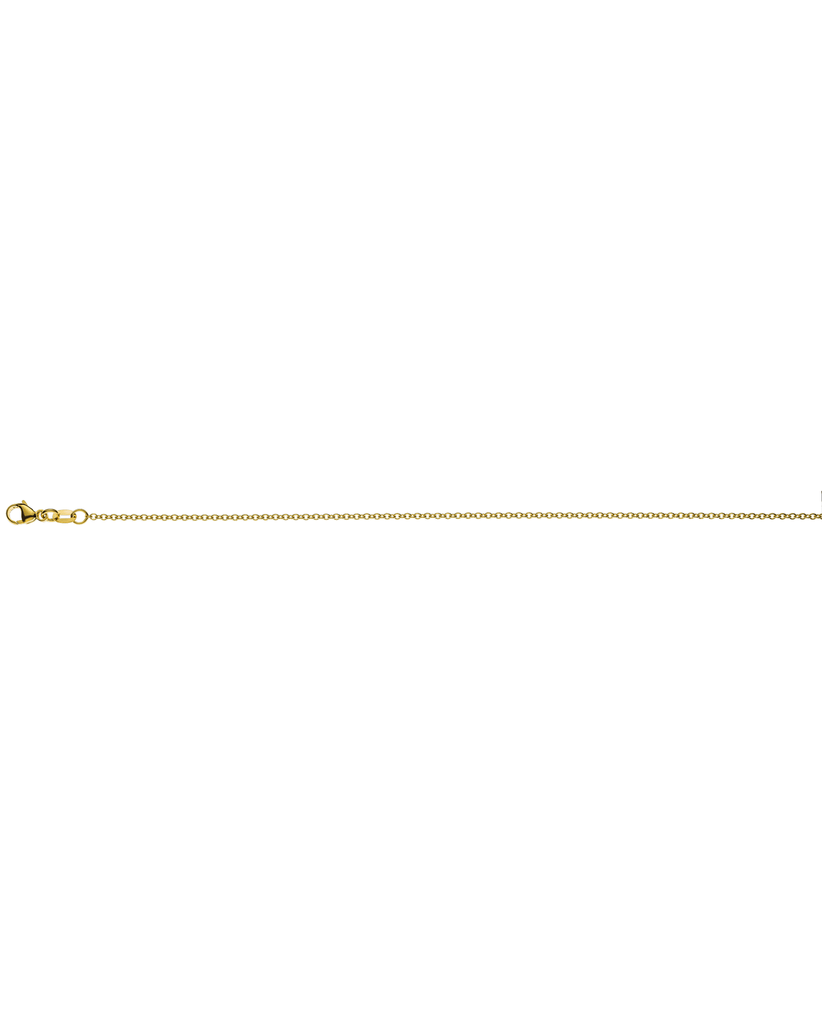 Forçat ronde or jaune 750 env. 1.6mm