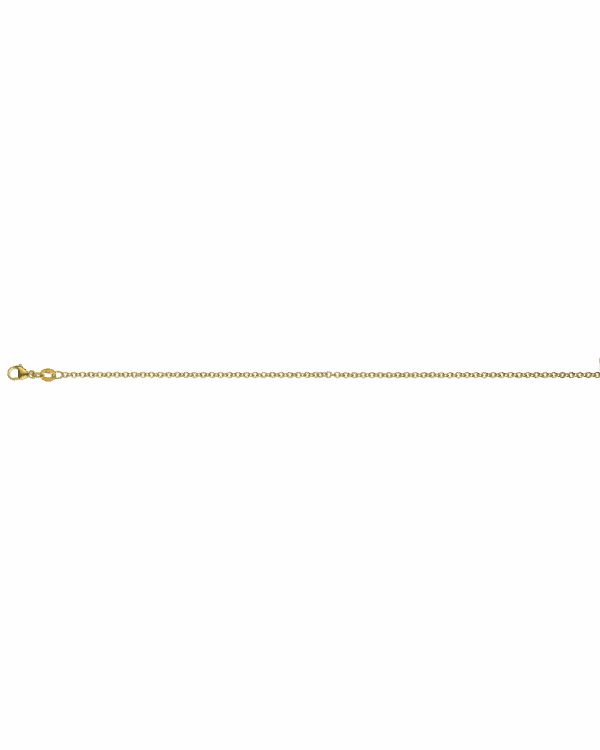 Forçat ronde or jaune 750 env. 2.0mm