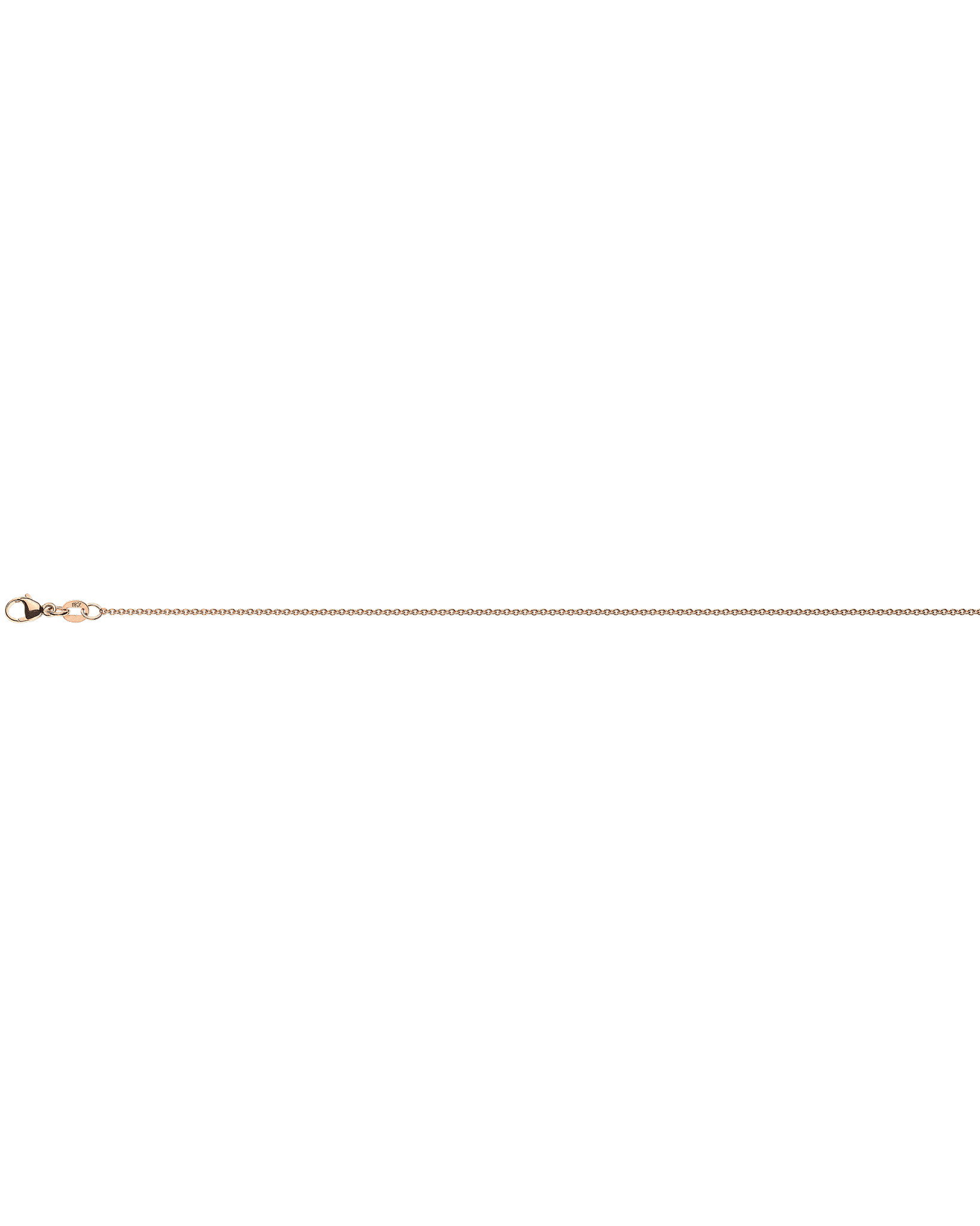 Forçat ronde or rose 750 env. 1.3mm