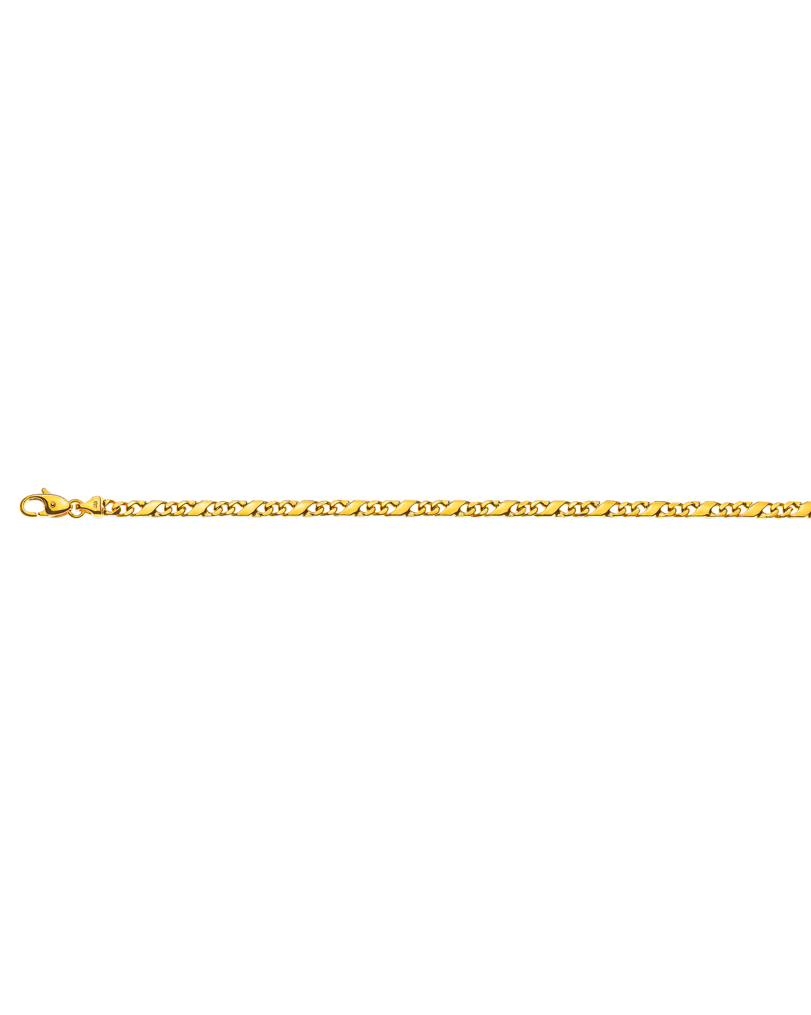 Collier Carrera poli or jaune 750 env. 4.0mm