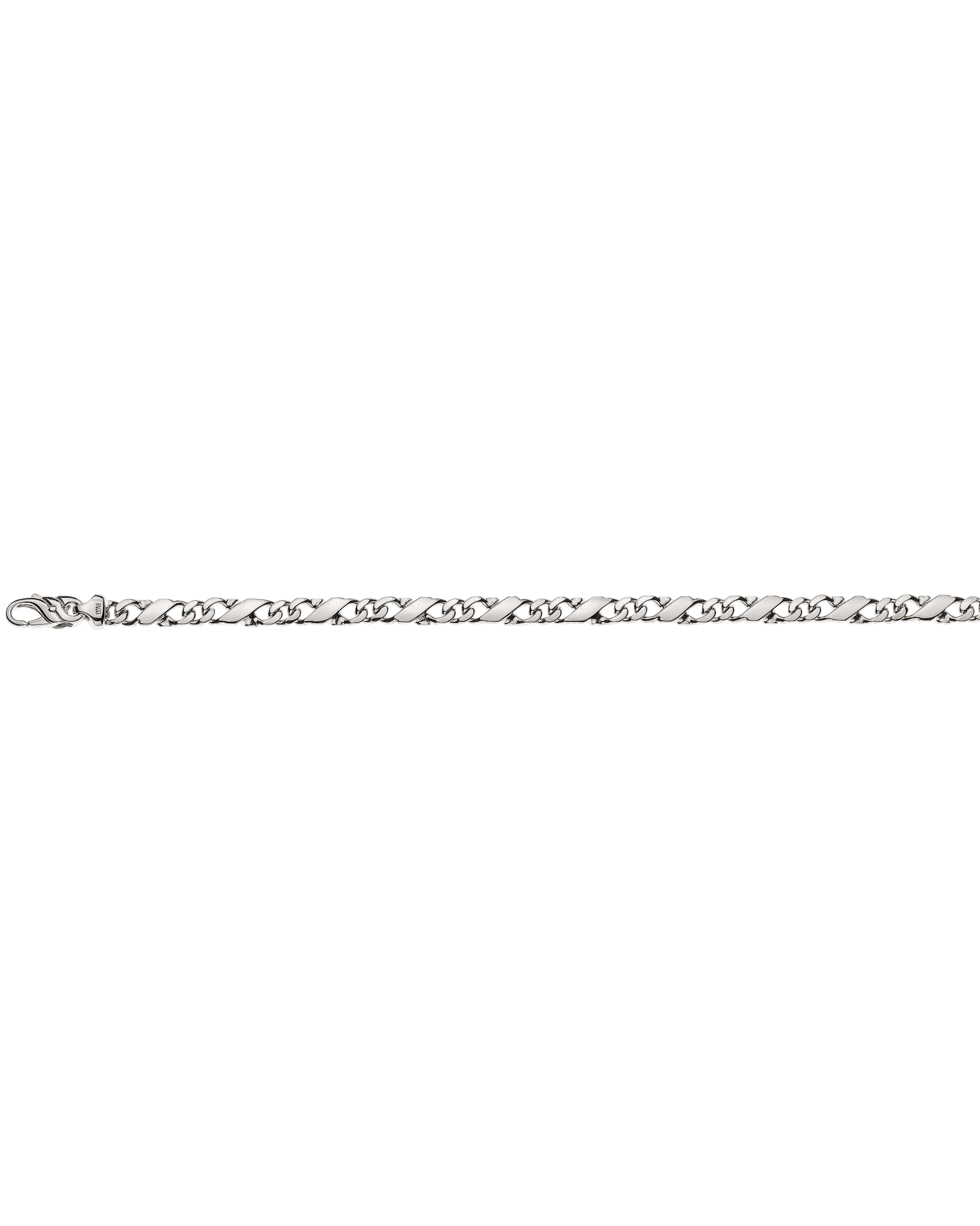 Collier Carrera poli or gris 750 env. 5.0mm