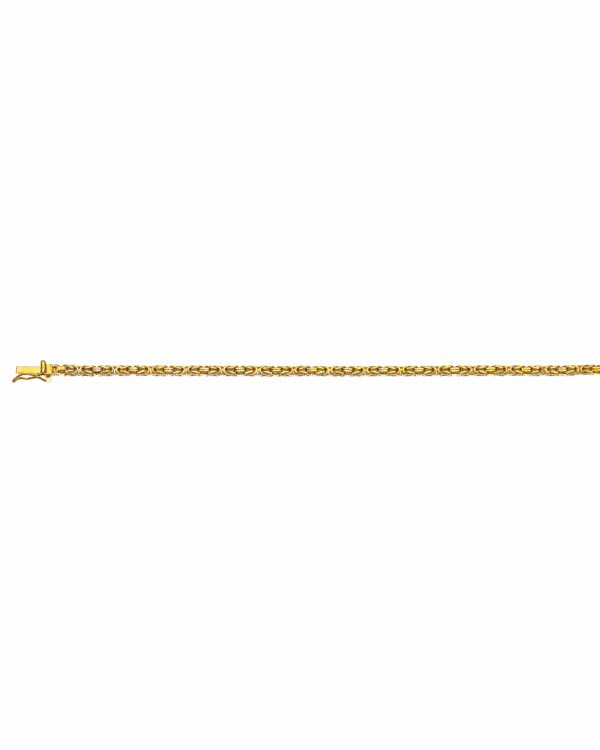 Collier chaîne royale or jaune 750 env. 2.5 mm