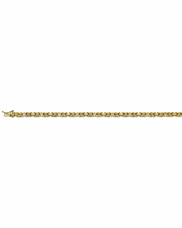 Collier chaîne royale or jaune 750 env. 4.0 mm