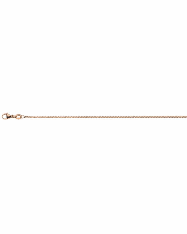 Vénitienne dimantée or rose 750 env. 1.0mm