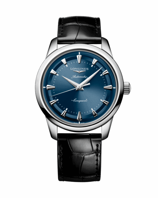 Longines Conquest Heritage 40mm Bleu cuir
