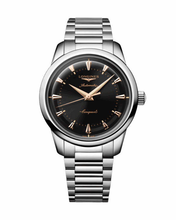 Longines Conquest Heritage 40mm Noir acier