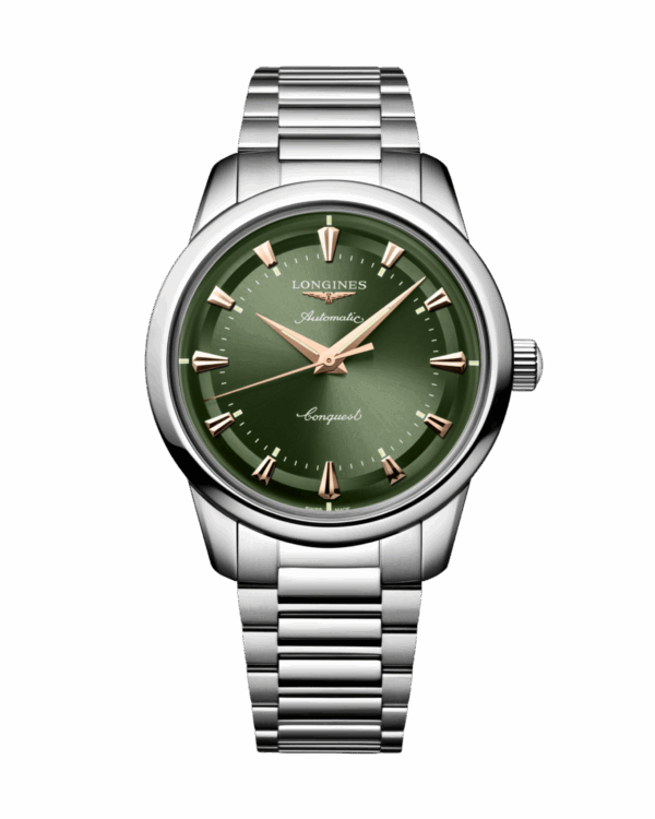 Longines Conquest Heritage 40mm Vert acier