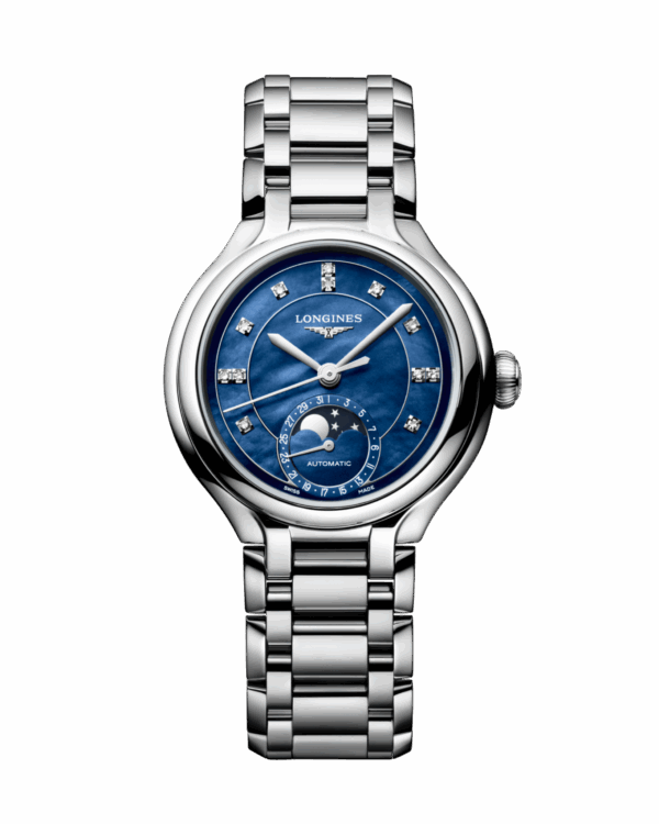 PrimaLuna Moonphase Diamants 34mm Bleu