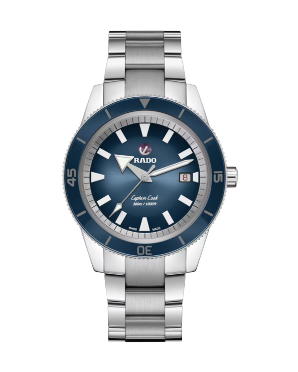 Rado Captain Cook Automatic 42mm Bleu Maillons