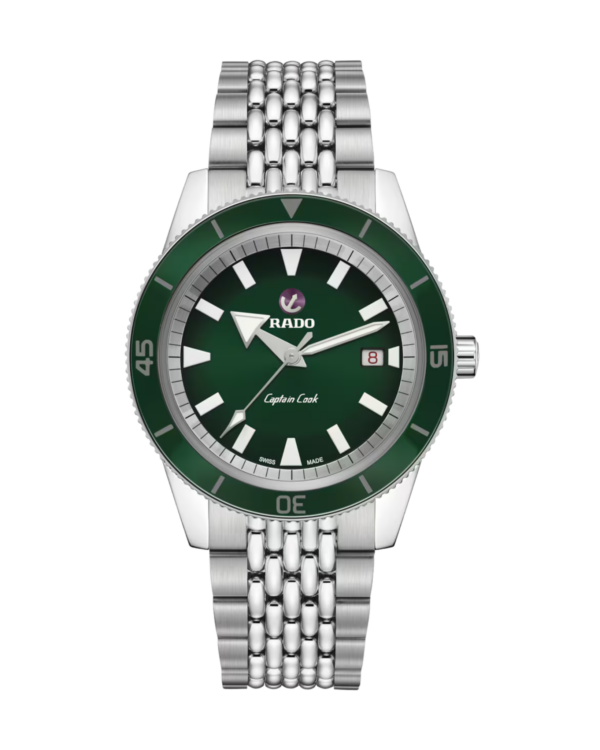 Rado Captain Cook Automatic 42mm Vert grain de riz