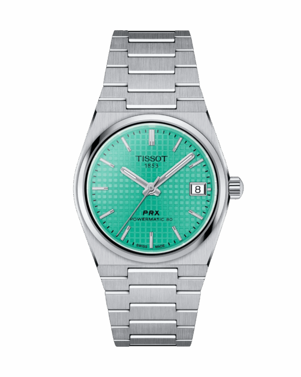 Tissot PRX Powermatic 80 35mm vert claire