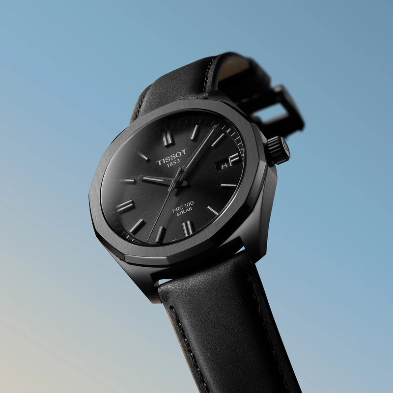 Tissot PRC 100 Solar 39mm Noir – Image 2