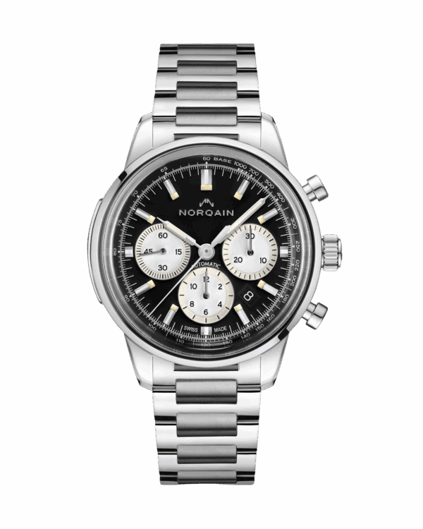 Freedom 60 Chrono 43mm Black Argenté