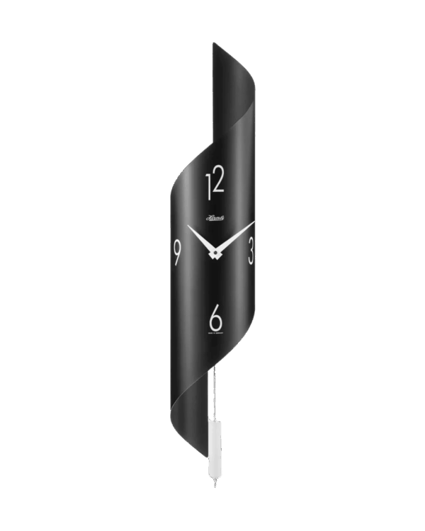 Horloge murale Hermle acier inoxydable Blanc