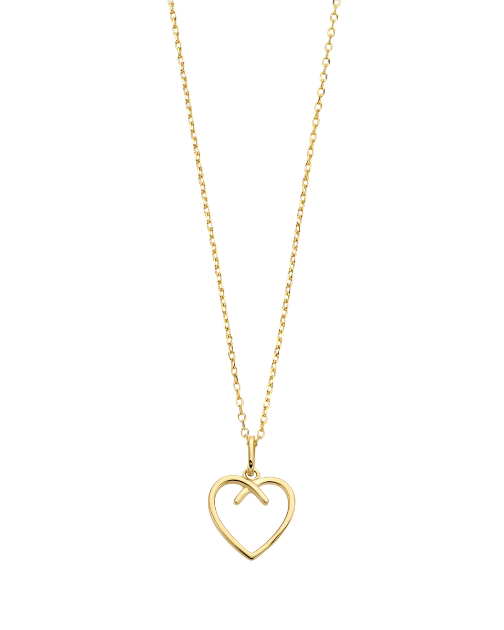 Collier argent 925 doré cœur | Gil Bonnet & Fils