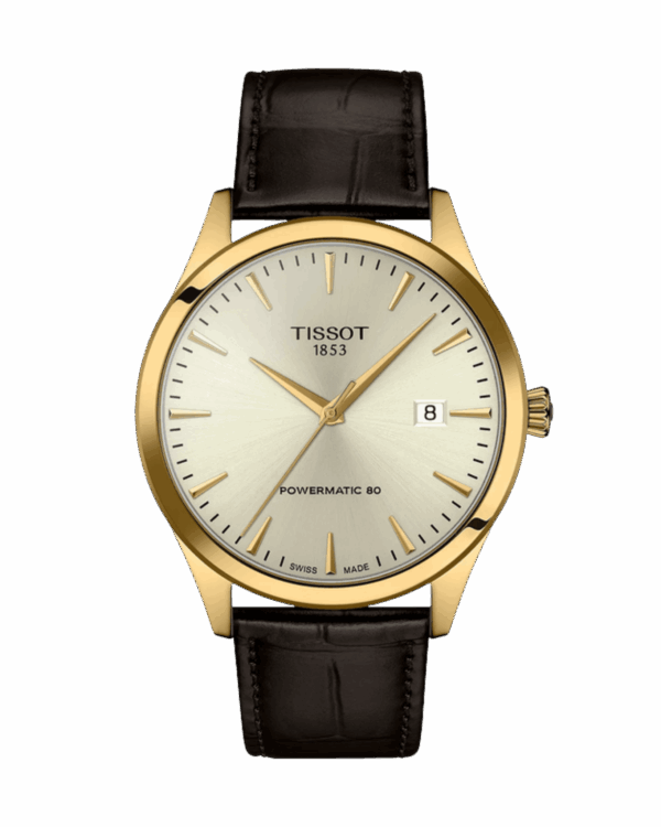 Tissot Classic Dream 40mm PVD Doré cuire