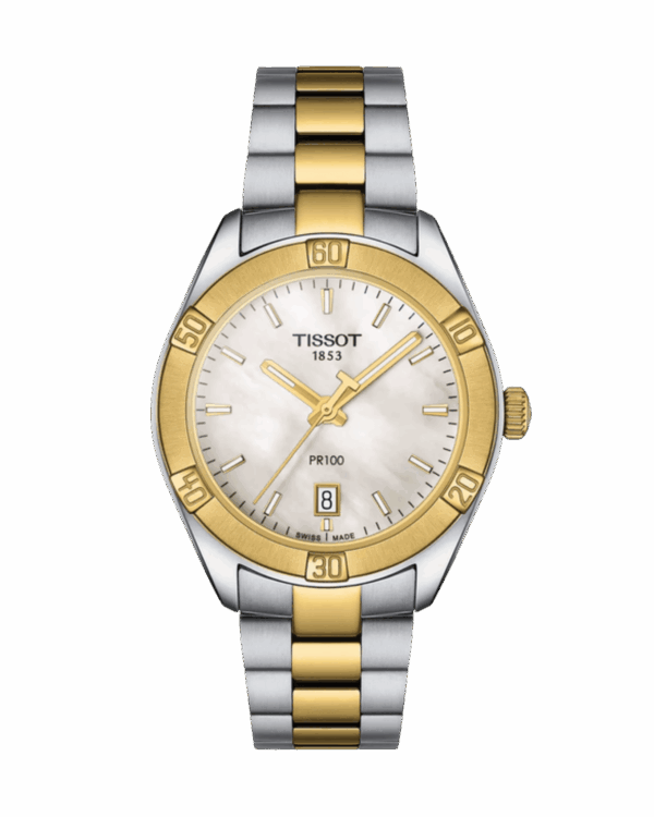 Tissot PR 100 Sport Chic 36mm blanc