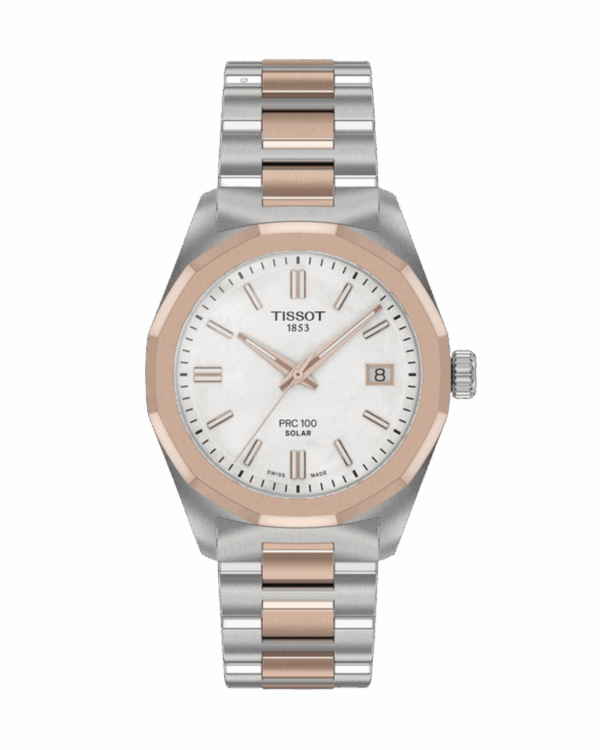Tissot PRC 100 Solar 34mm Blanc