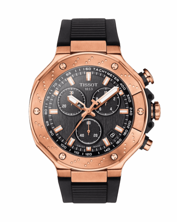 Tissot T-Race Quartz Chronograph 45mm Rose doré