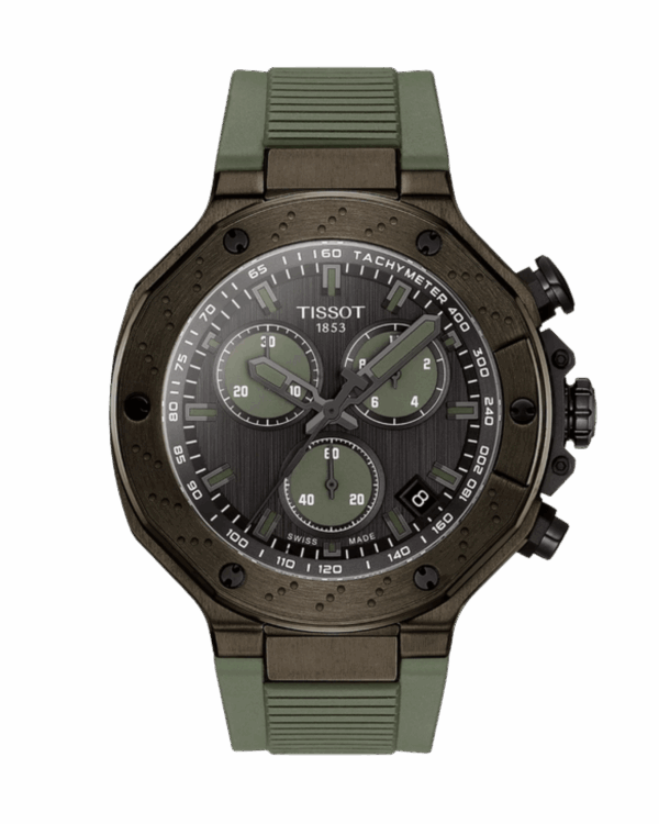 Tissot T-Race Quartz Chronograph 45mm Vert