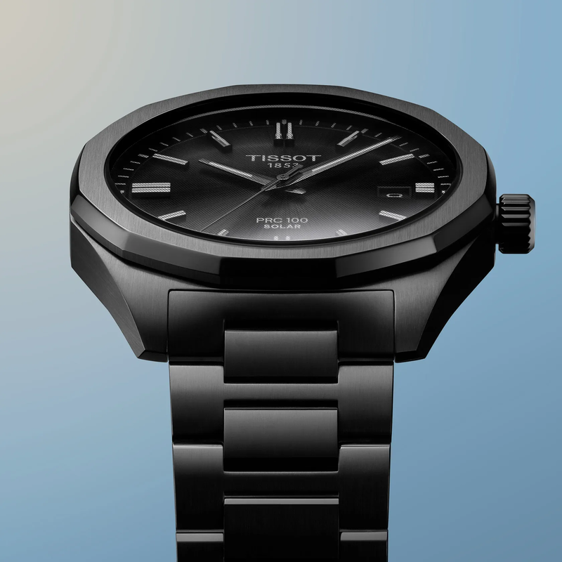 Tissot PRC 100 Solar 39mm Noir – Image 3