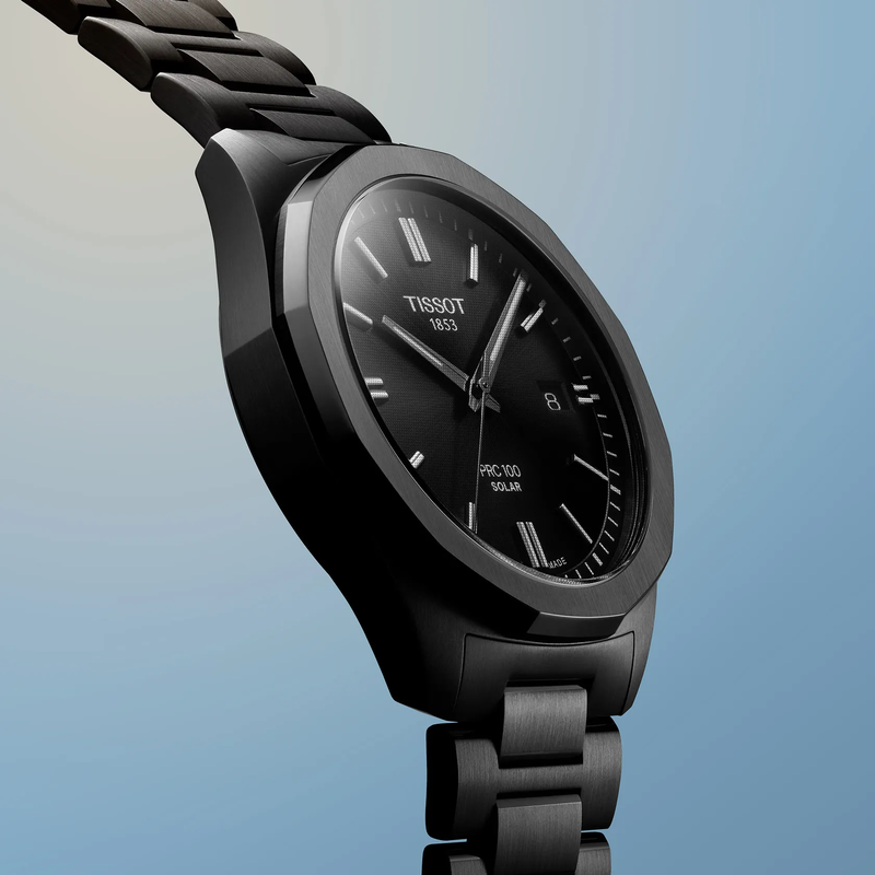 Tissot PRC 100 Solar 39mm Noir – Image 4
