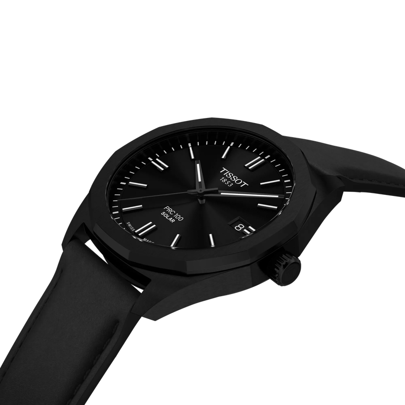 Tissot PRC 100 Solar 39mm Noir – Image 5