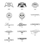 Évolution historique des logos Longines de 1867 à 1974