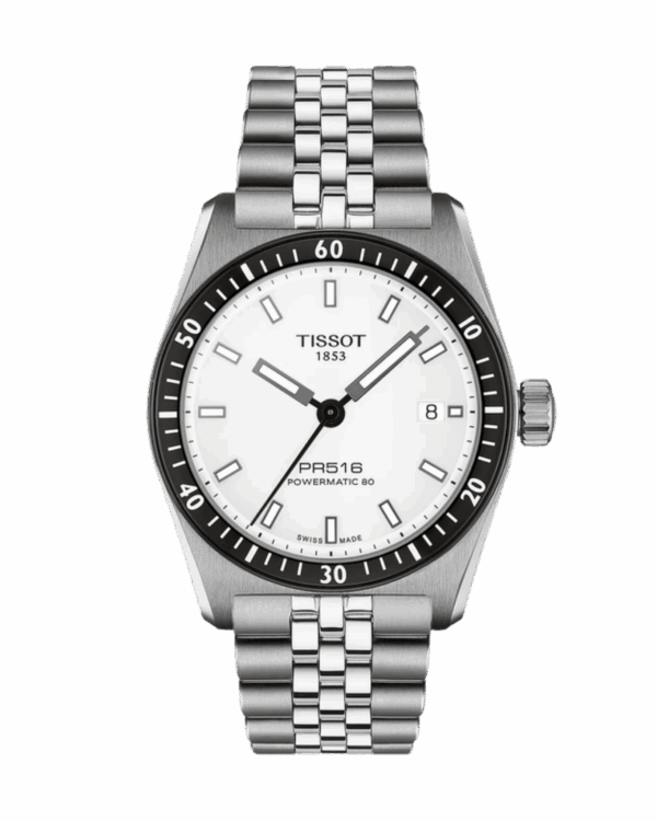 Tissot PR516 38mm automatique Blanc