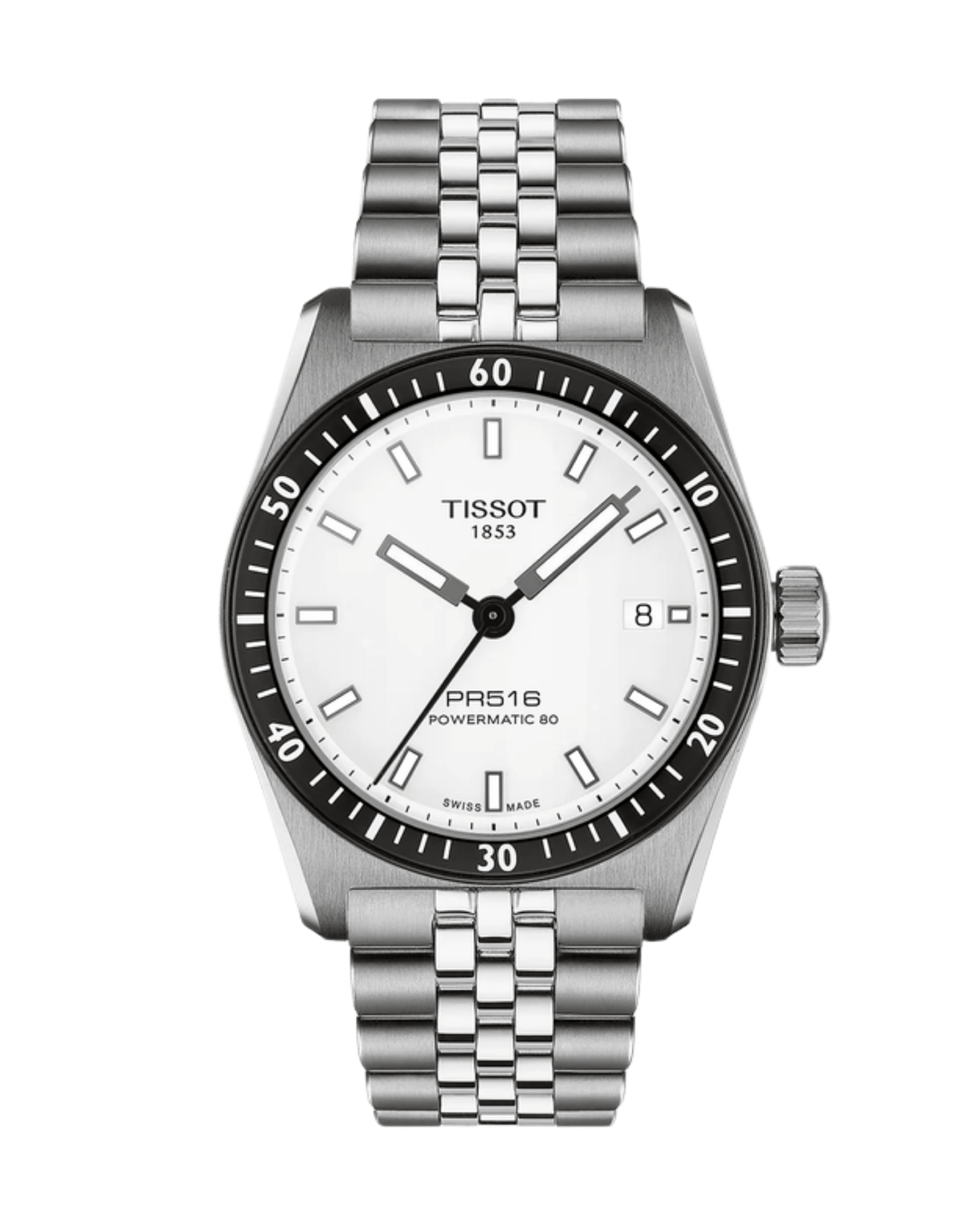 Tissot PR516 38mm automatique Blanc