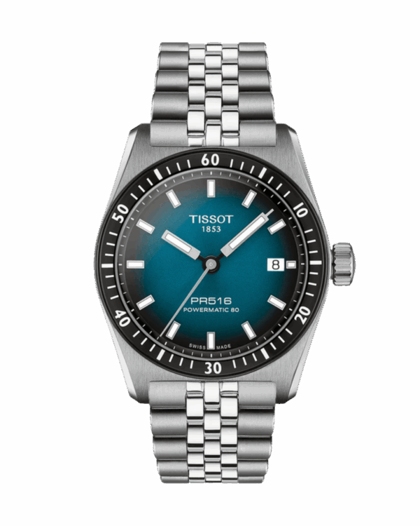 Tissot PR516 38mm automatique Bleu