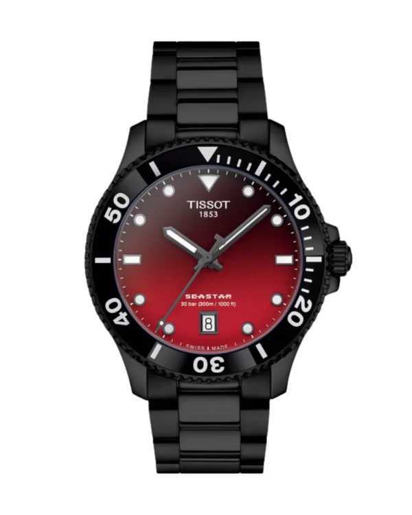 Tissot Seastar 1000 40mm Black Rouge