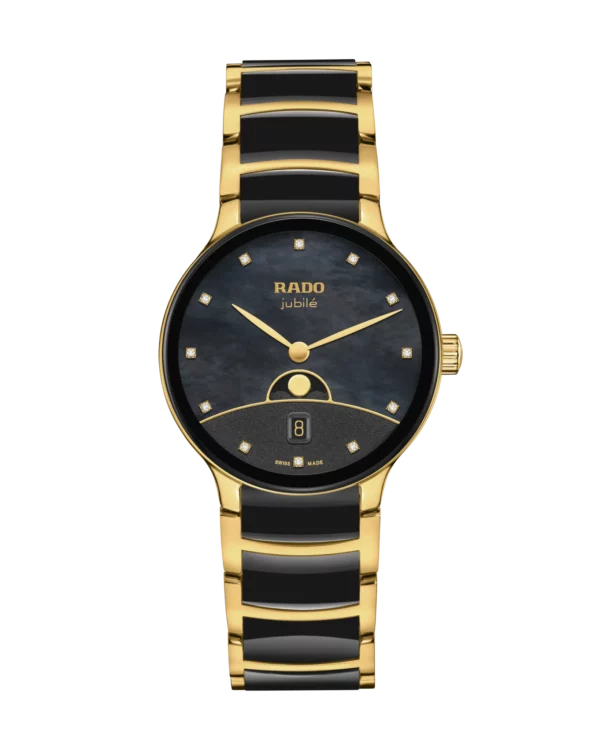 Rado Centrix Moonphase Diamonds Noir