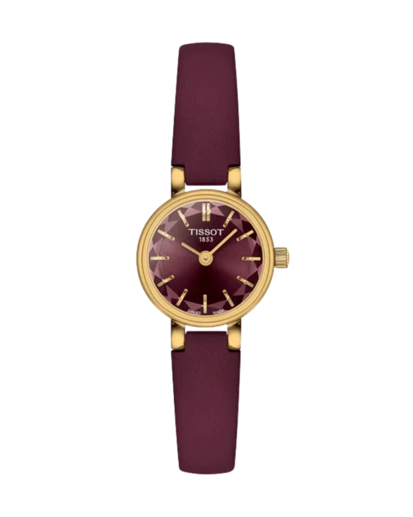 Tissot Lovely Round 19.5mm Cuir Bordeaux