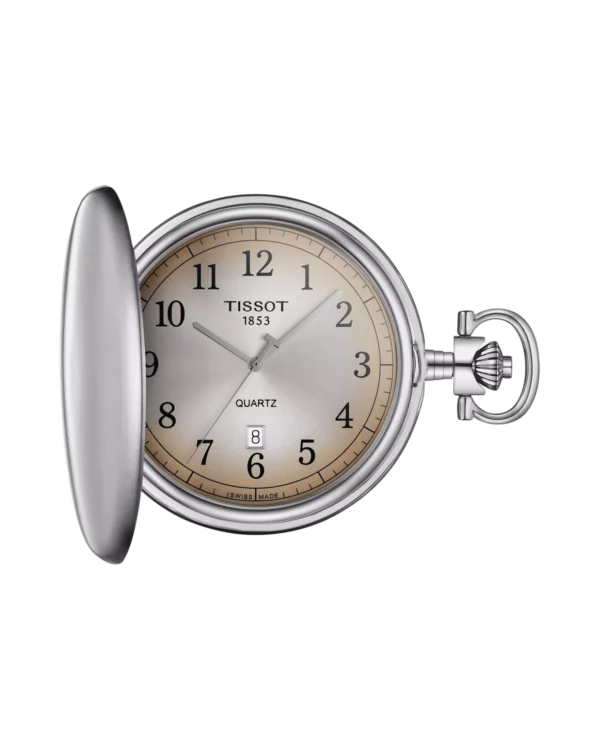 Tissot Savonnette Quartz 48.5mm Blanc