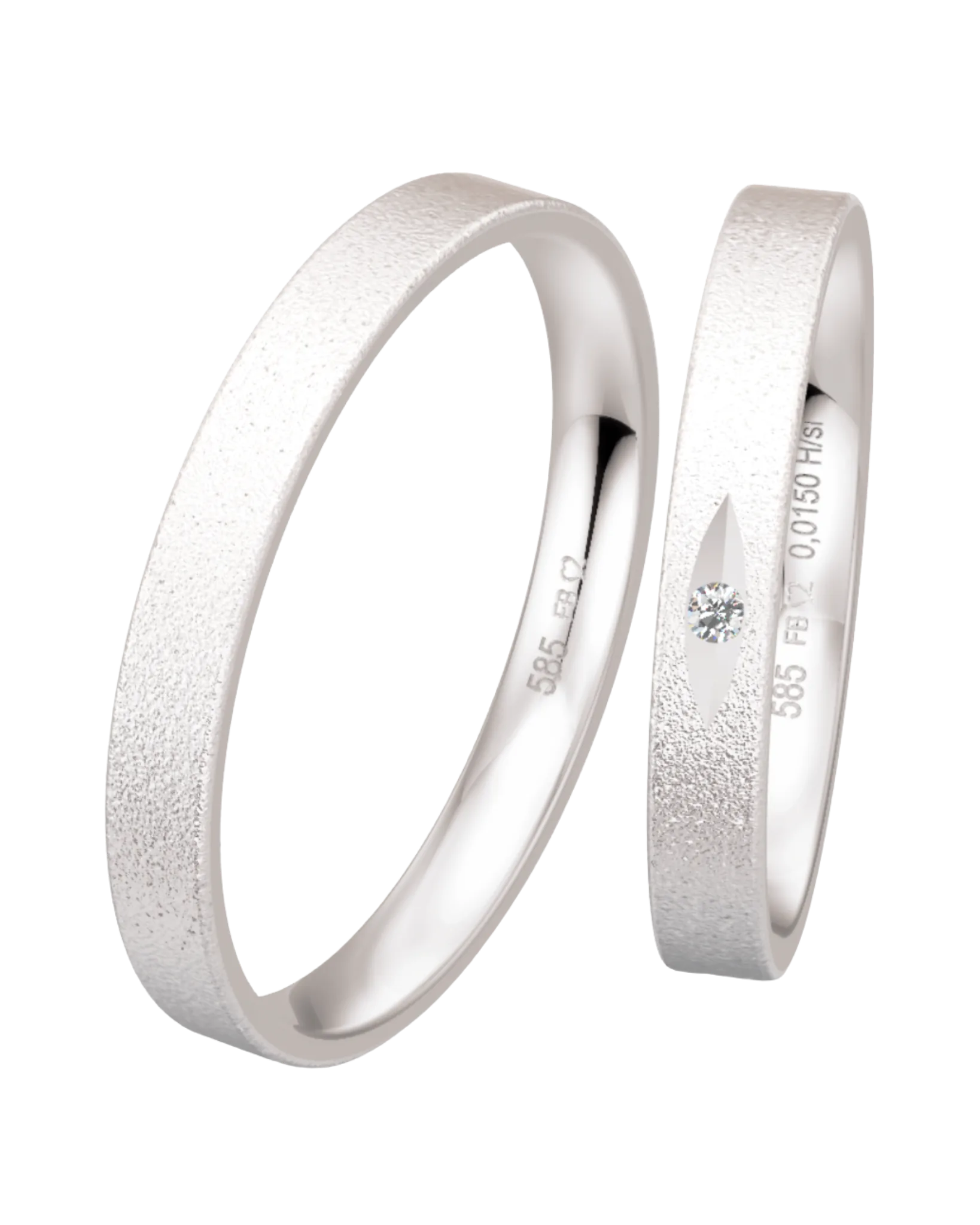 Alliance Breuning Topseller or blanc 585 diamant 3 mm