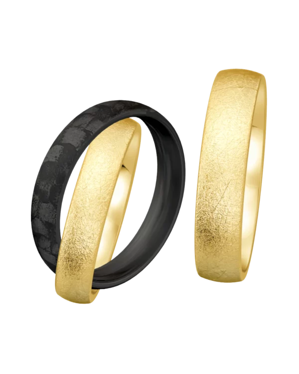 Alliance Breuning Roll Ring or jaune 585 5 mm