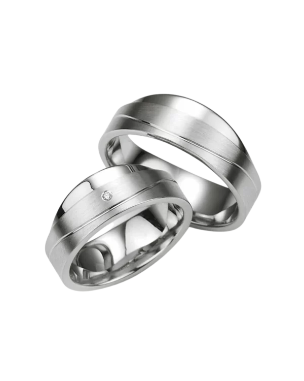 Alliance Breuning Silver With Diamonds argent 925 diamant 8 mm