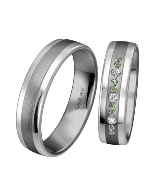 Alliance Breuning tantale 900 et or blanc 585 5.5 mm